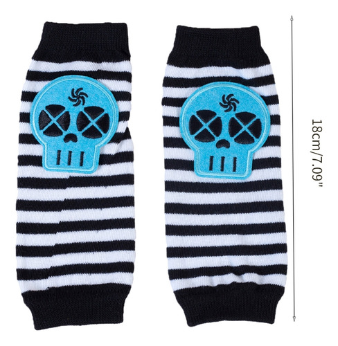 (5#mold)fingerless Gloves Striped Sleeve Y2k Wrist Gloves Co