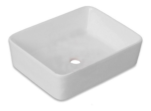 Lavabo de baño de sobreponer Esatto OC-011 blanco brillante 