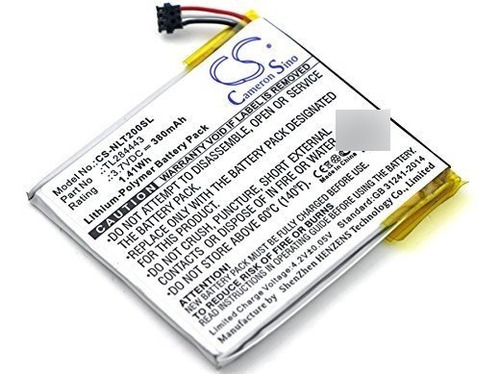 Bateria Repuesto 380 Mah 3.7 V Para Termostato Aprendizaje