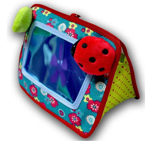 A Baby Floor Mirror Toy And Throw Toy