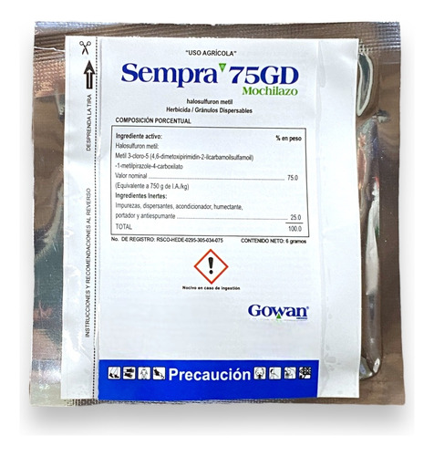 Sempra 6gr Herbicida Selectivo P/coquillo, Envío Gratis.