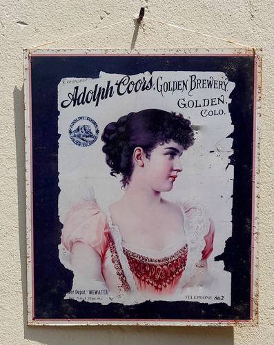 Cartel Publicidad De Cervesa Vintage 