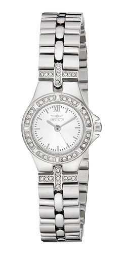 Invicta Wildflower Para Mujer, 21,5 Mm, Acero Inoxidable Con