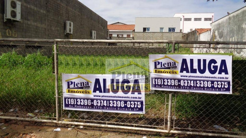 Imagem 1 de 1 de Terreno Residencial Para Locação, Centro, Sumaré. - Te0403