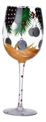 Navideña, Copa Para Beber Vino, Copa Para Vino Estilo D