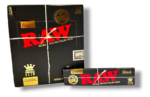 Caja De Raw Papel Para Fumar Cueros Blunt 