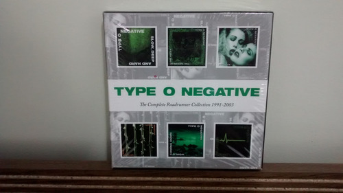Imagem 1 de 4 de Type O Negative The Roadrunner Collection 91-03 Box C/ 6 Cds
