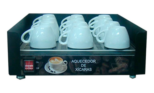 Aquecedor De Xícaras Médio Até 12 De Café Steel Art 220v