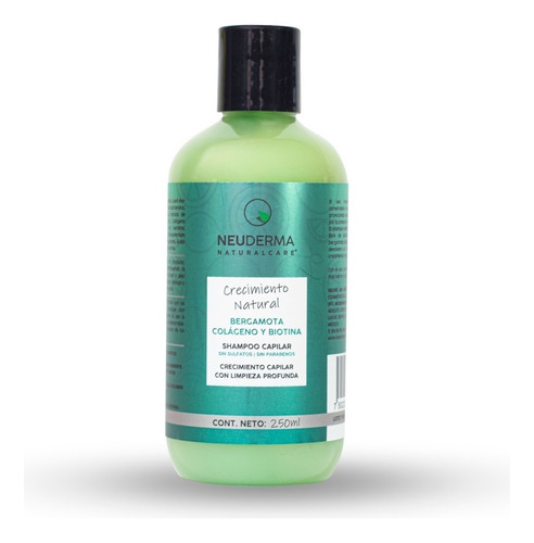 Shampoo Para Crecimiento Biotina +colágeno + Bergamota 250ml