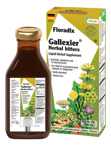 Flora Salus-haus Floradix Gallexier  - Amargos De Hierbas -.
