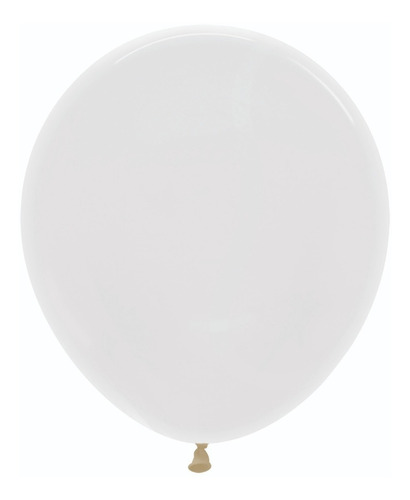 Mini Globo Látex Sempertex R5 Transparente X20 Unidades