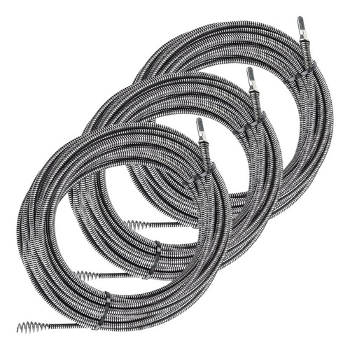 Destapa Tuberías Conector Taladro, Mxntl-003, 3pzas, 10m Ó 3