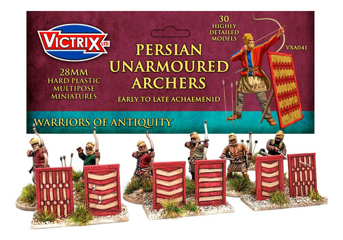 Caixa 30 Miniatura Unarmoured Archers Victrix Persian