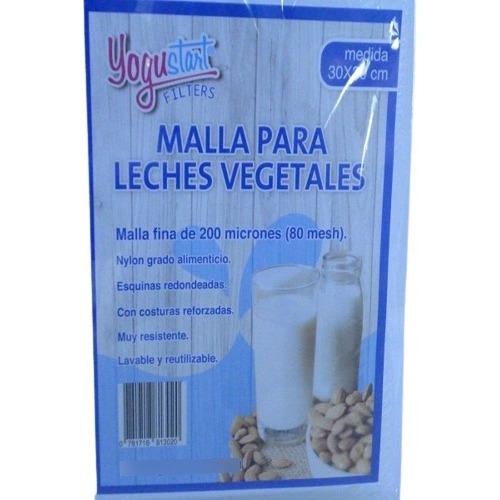 Malla Para Leches Vegetales - Yogustart 30x30cm.