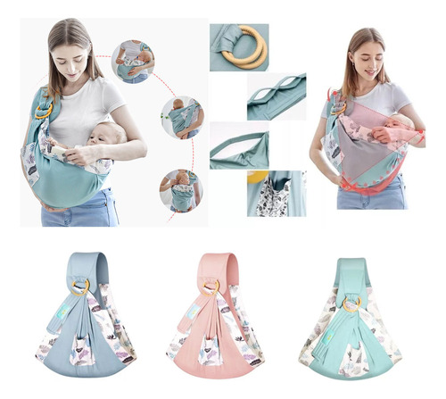 Mochila Portabebés Baby Wrap Para Recién Nacidos.