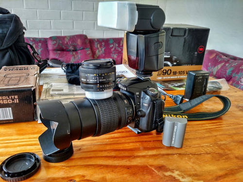 Nikon D90 Full Equipada!! Lentes+flash Y Mas!!