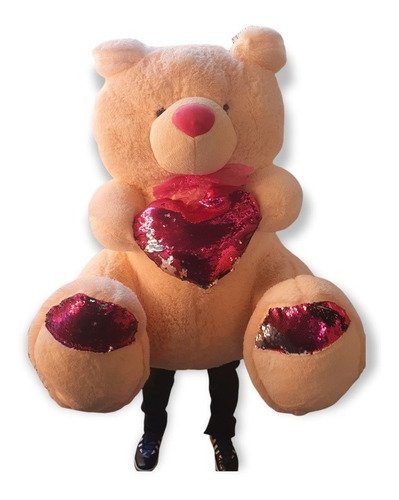 Oso De  Peluche Jumbo Amor + Corazón  14 Febrero 