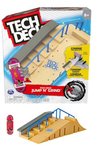 Tech Deck Set Para Combinar Rampas Infantil Skate Dedo