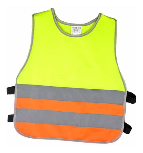 Chaleco Reflectante Seguridad Chaqueta Ropa Para Niños S