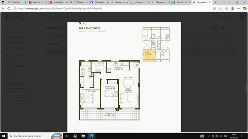 Departamento 2 Ambientes En Venta,con Balcon, Con Cochera En Caseros