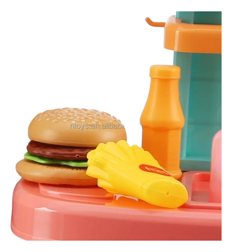 Juego De Alimentos Supermercado Vendedor Niña Dj Toys