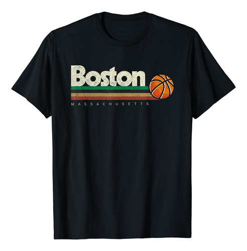 Camiseta De Baloncesto Boston City B-ball Retro Str.
