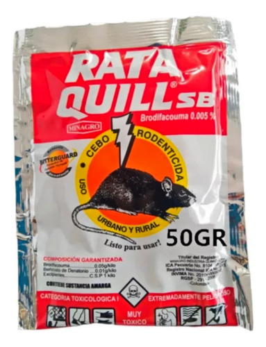 Rataquill Trampa Cebo Ratones 