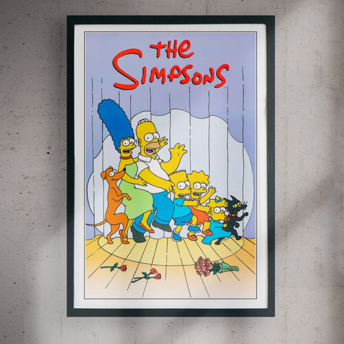 Cuadro 60x40 Series - Simpsons Familia - Poster Clasico