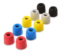 Comprar 4 Pares Borrachas Para Fones Ponteiras, Memoria De Espuma (kz, Qkz, Cca, Shure, Moxpad, Trn, Entre Outros In Ears)