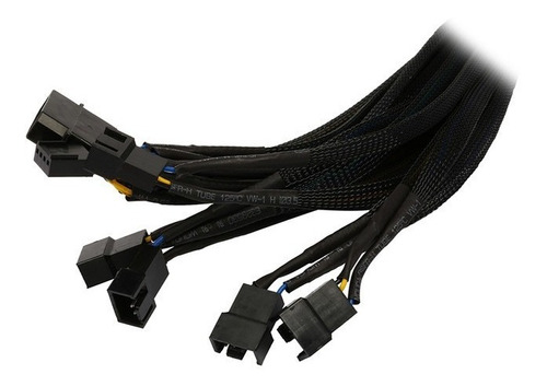 Cable Adaptador Poder Ventilador Cpu 5x Pwm Hub Alimentacion