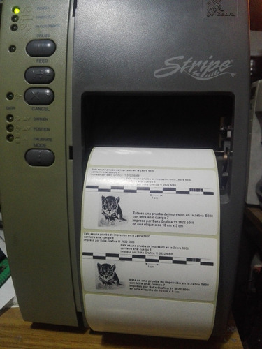 Imagen 2 de 5 de Impresora De Etiquetas/rollos Códigos De Barras Zebra S600