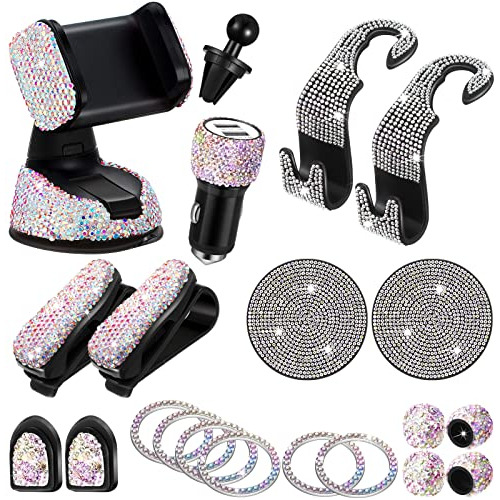 Conjunto De 20 Accesorios Coche Mujeres, Soporte De Tel...