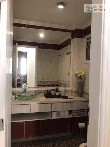Imagem 6 de 19 de Apartamento Com 3 Dormitórios À Venda, 123 M² Por R$ 490.000,00 - Canto Do Forte - Praia Grande/sp - Ap0107