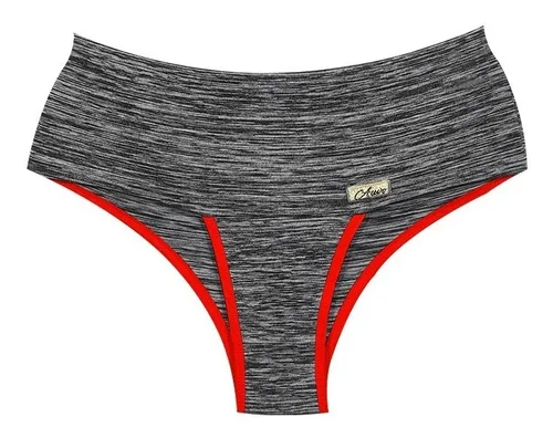 Kit 5 Calcinha Fitness Top Compressão Para Barriga Atacado