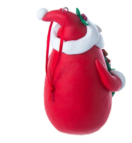 Imagen 4 de 5 de Decoración Navideña Santa Con Galleta Iluminada