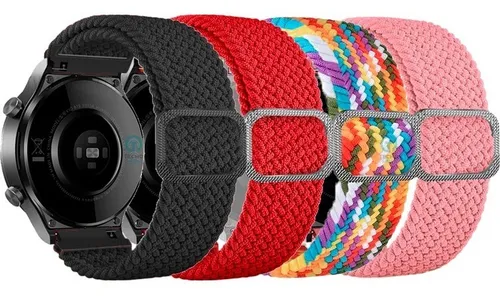 Correa Compatible Con Amazfit GTS2 Mini Rojo Hebilla 20mm GENERICO