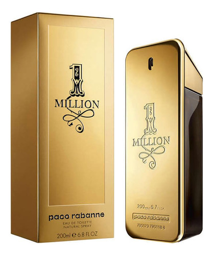 Perfume Paco Rabanne 1 Million Edt 200 Ml Para Hombre