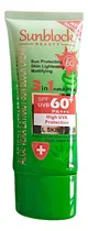 Comprar Protector Solar En Crema 3 En 1 De 60+spf Spf De Sunblock