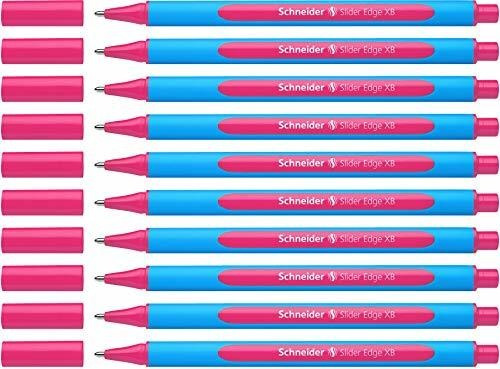 Bolígrafo - Slider Edge Xb Ballpoint Pen, Pink, Box Of 10 Pe