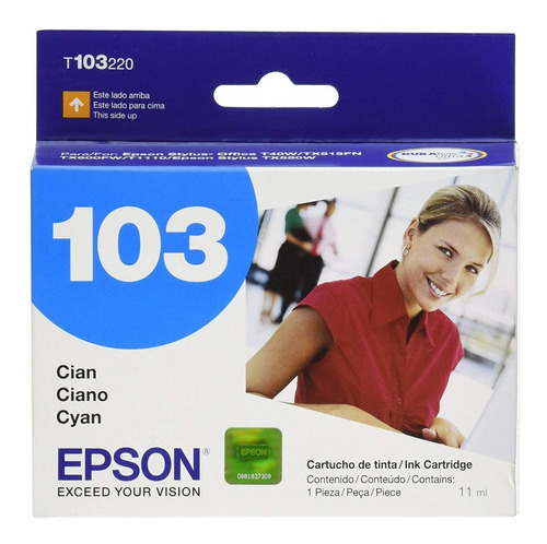 Cartucho Original Epson 103 T103 Color T1110 T40w Tx515fn