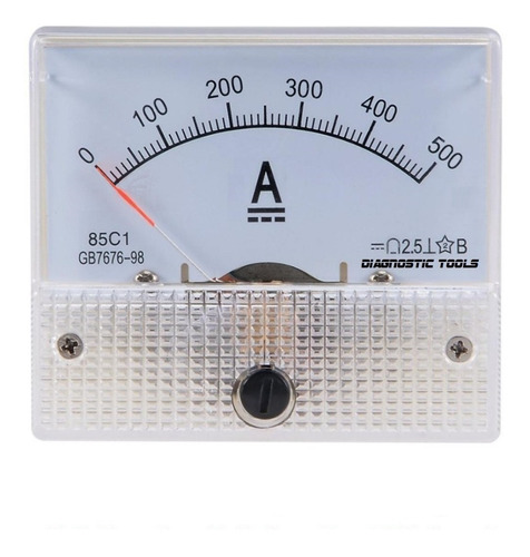 Amperimetro Analogico 500 A Corr Continua Para Panel + Shunt