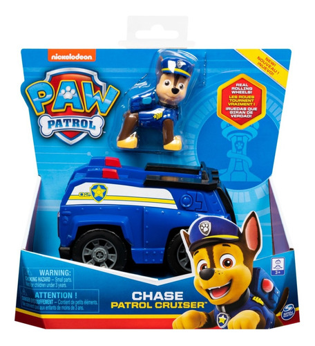 Paw Patrol, Vehículo de Policía de Chase con figura