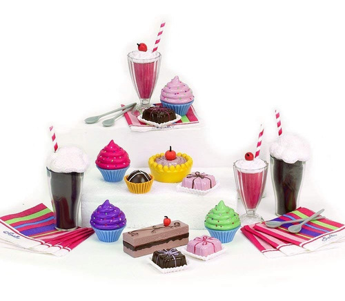 Sophia 18 Muñeca Dulces Y Sodas Conjunto Con 27piece