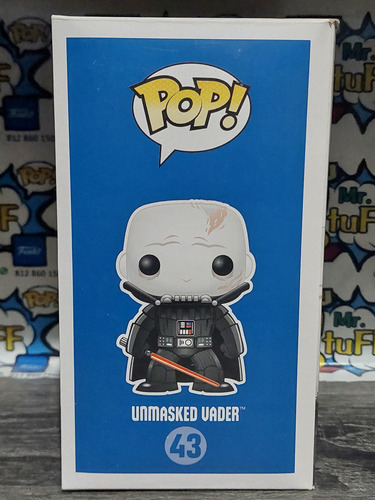 Funko Pop Unmasked Vader #43 Star Wars Original (Usado)