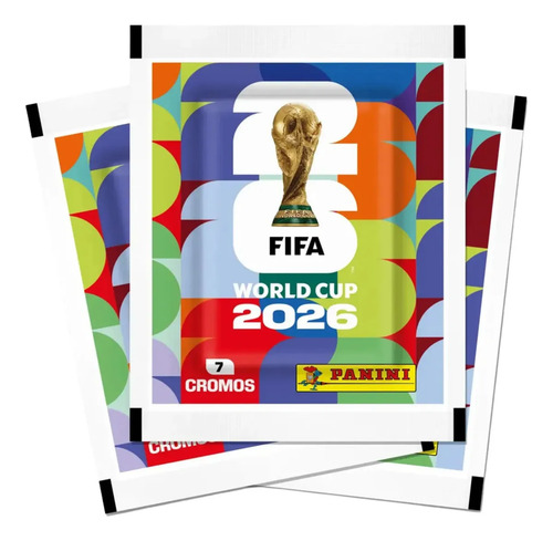 Kit 5 Envelopes Pacotinhos Figurinhas Copa do Mundo 2026 Fifa World Cup Futebol