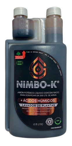Nimbo-k Jabón Potásico + Ácidos Húmicos. Concentrado, Eco.