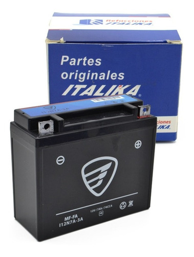 Acumulador Italika Original I12n7a-3a Dm Dt Ft 250 Rt180 200