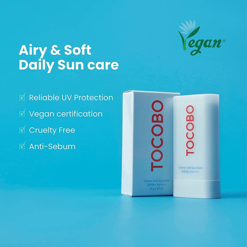 Tocobo Protector Solar Coreano En Barra Soft Sun Stick