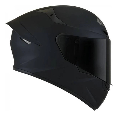 Capacete Kyt Tt-course Plain Preto Fosco Esportiv Matt Black