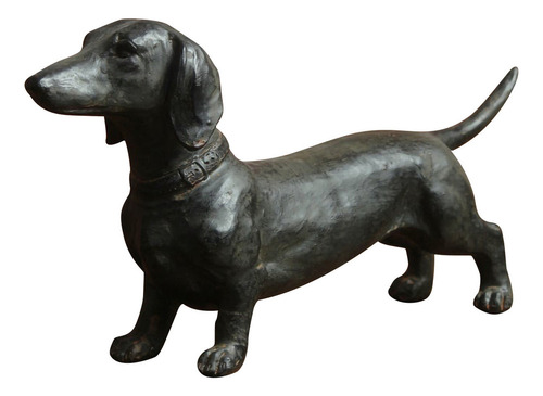 Adorno Creativo Para Estatua De Perro Salchicha De Resina